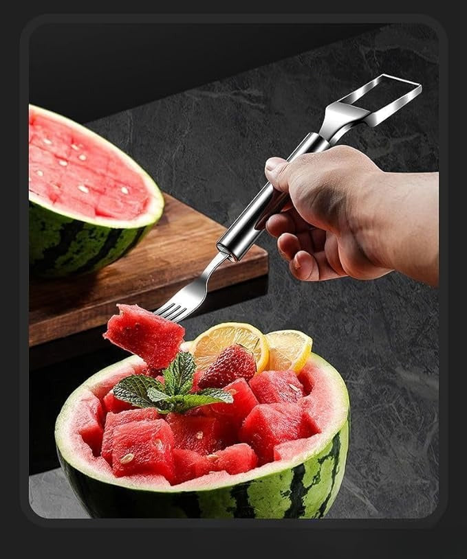 2 in 1 Watermelon Fork Slicer
