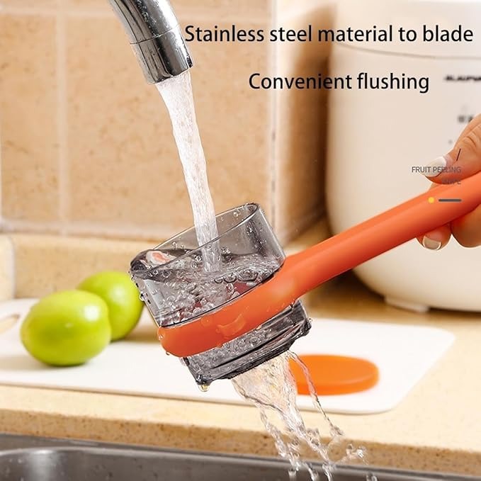 Double-Sided Stainless Steel Vegetable Peeler with Storage Box