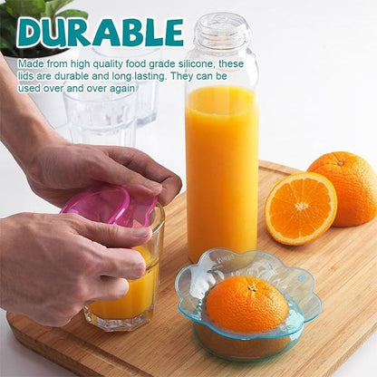 Silicone Stretch Lids Reusable Bowl Covers set (3PCS)