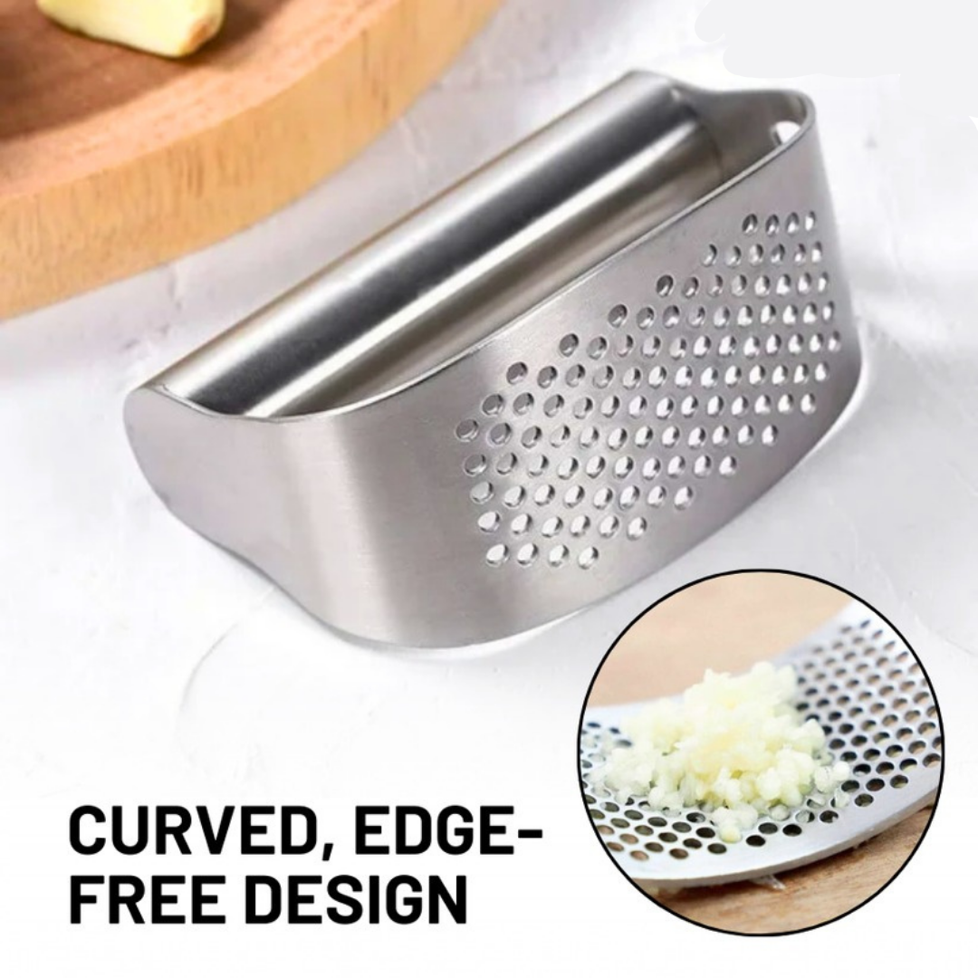 Stainless Steel Garlic Crusher