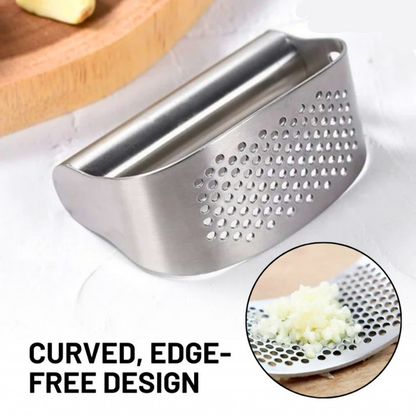 Stainless Steel Garlic Crusher